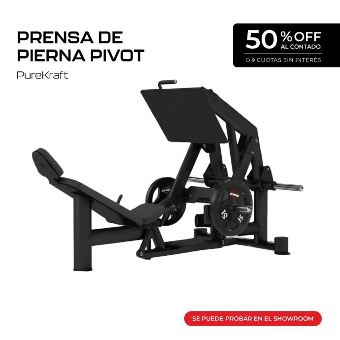 Máquina Prensa de Pierna Pivot - G4324A-WX - PureKraft