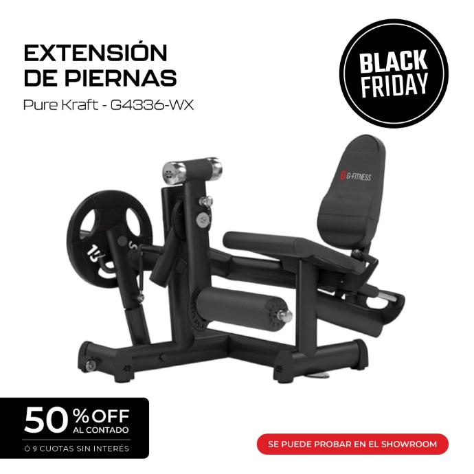 Máquina Extensión de Piernas Pure Kraft - G4336-WX