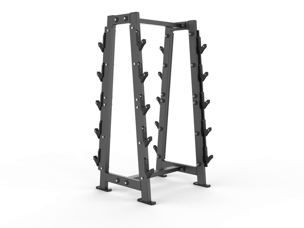 Rack Soporte para Barras de Peso Fijo - 10 barras