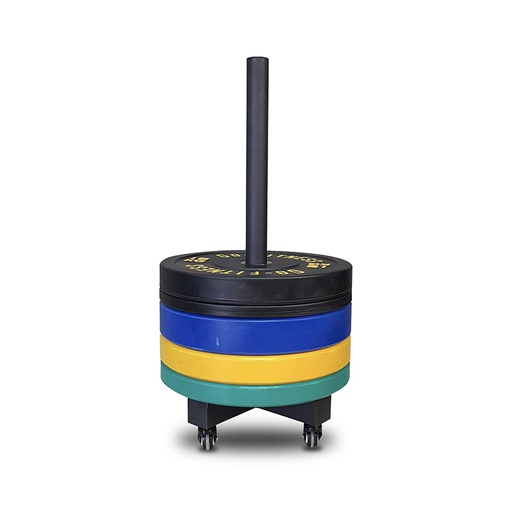 [100557] Pino Porta Discos con Ruedas