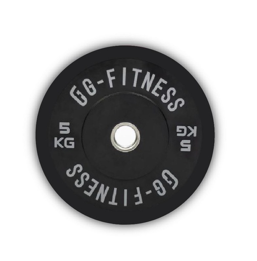 [100527-5] Disco Bumper Negro 5kg (por unidad)