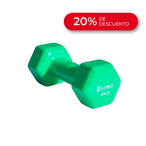 [100408-4] Mancuerna Vinilica 4kg (por unidad)