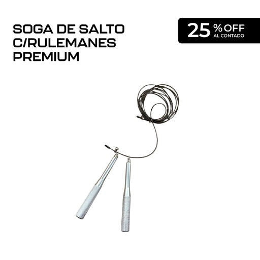 [100892] Soga de Salto c/Rulemanes PREMIUM