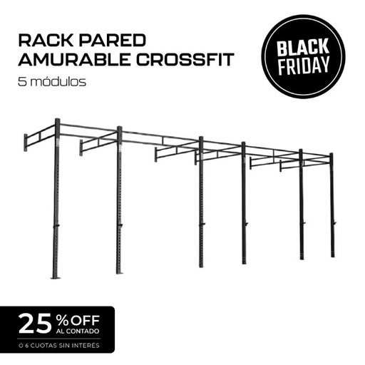 [603003] Rack pared amurable crossfit 5 modulos