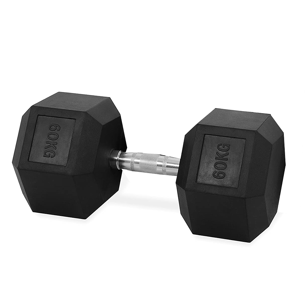 Set de mancuernas de 20KG (CAUCHO)  G-fitness Lideres en Equipamiento de  GYM - Gfitness Argentina