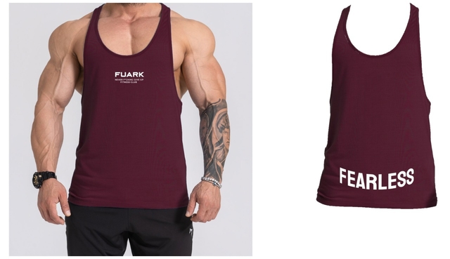 MUSCULOSA STRINGER FUARK BORDO