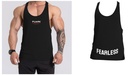 MUSCULOSA STRINGER FEARLESS FUARK NEGRO