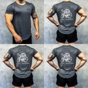 REMERA PERFORMANCE MOD TIGER GRIS OSCURO