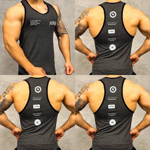 MUSCULOSA REEB TYPE FUARK GRIS OSCURO