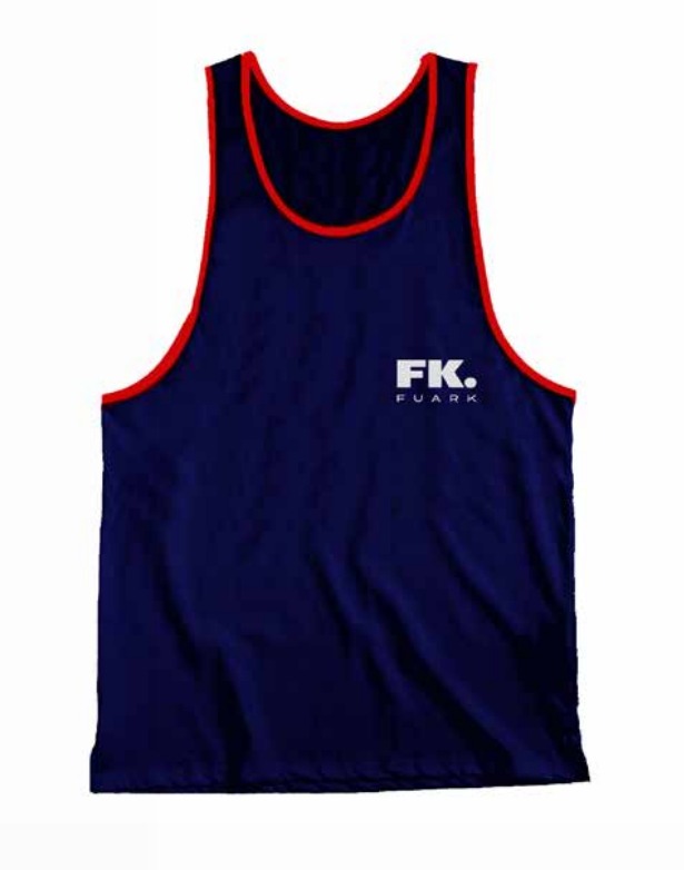 MUSCULOSA REEB TRAINING FUARK AZUL/ROJO