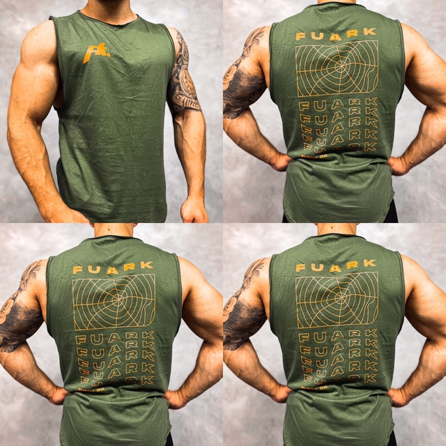 MUSCULOSA RUSTIC FUARK MOD VOID VERDE MILITAR