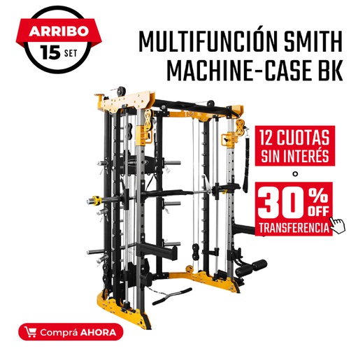 [BK-3059] Multifuncion Smith Machine-Case BK