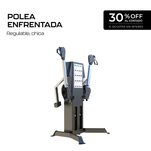 [D605] Polea Enfrentada Regulable Chica - D605