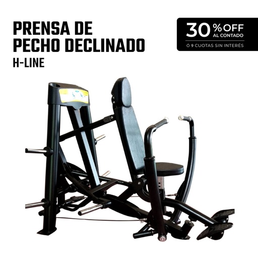 [HO-7] Máquina Prensa de Pecho Declinado H-LINE