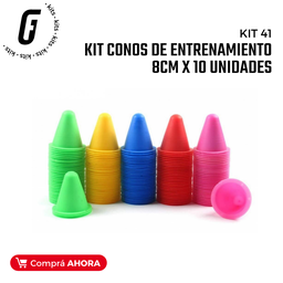 [KIT41] Kit Conos de Entrenamiento 8cm (10 unidades)