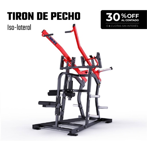 [SM-2015] Máquina Tiron de Pecho Iso-lateral