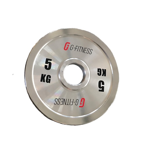 [W5B01-5] Disco de Peso Cromado G-Fitness 5kg