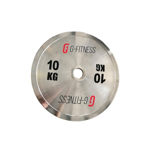 [W5B01-10] Disco de Peso Cromado G-Fitness 10kg