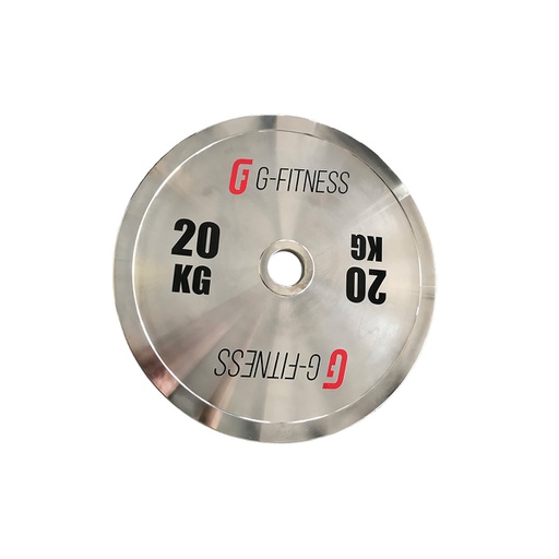 [W5B01-20] Disco de Peso Cromado G-Fitness 20kg