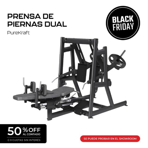[G4361-WX] Máquina Prensa de Piernas Dual - Pure Kraft
