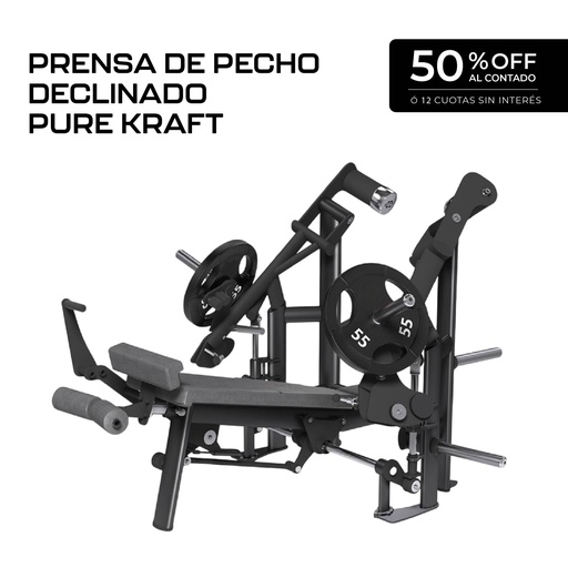 [G4362-WX] Máquina Prensa de Pecho Declinado - G4362-WX - PureKraft