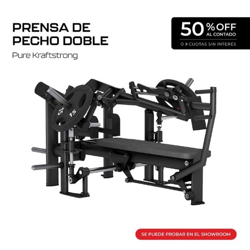 [G4364-WX] Máquina Prensa de Pecho Doble -  Pure Kraftstrong