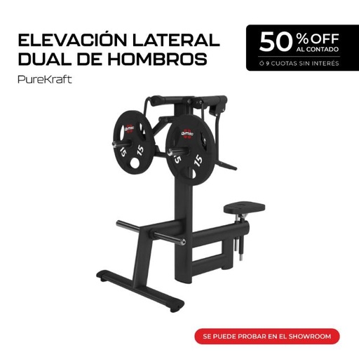 [G4325-WX] Elevación Lateral Dual de Hombros - G4325-WX - Pure Kraft