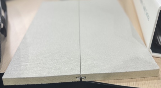 [WPC-BOARD-8MM] Revestimiento de Pared Interior WPC - Con Ranura de Junta y Doble Ranura Madre 2900 x 1200 x 8 mm