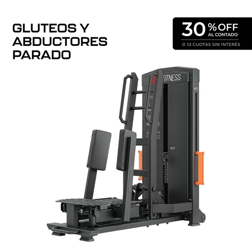 [JR-2204C] Máquina Gluteos y Abductores Parado - JR