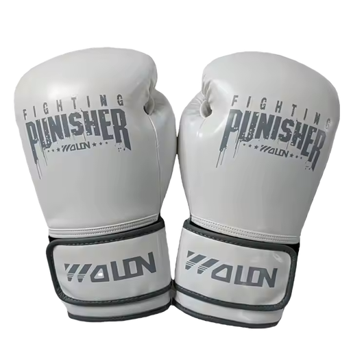 [BOX40] Guantes de Boxeo Mod. Punisher Blanco 16oz (Por par)