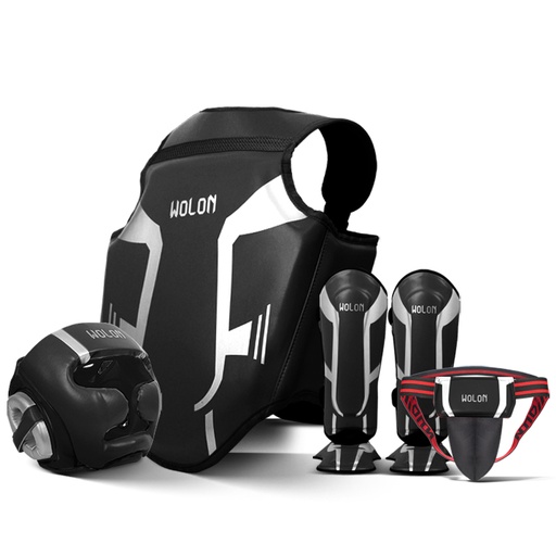 Kit Protecciones MMA - Negro - BOX46